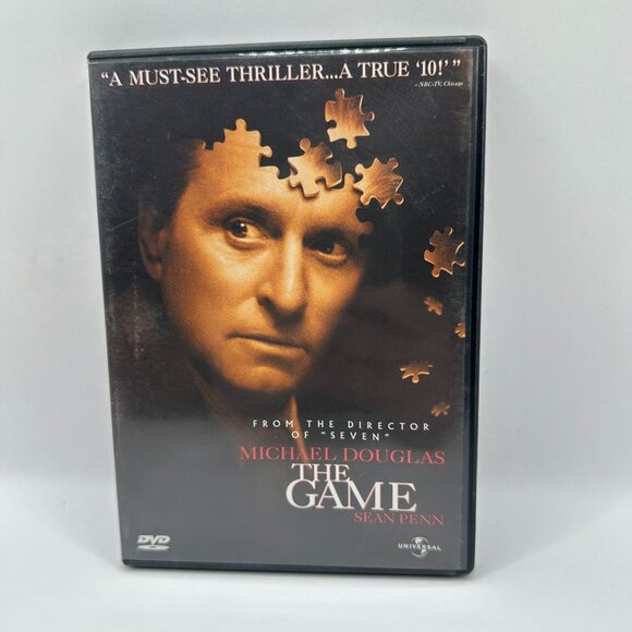 The Game DVD Michael Douglas Sean Penn Universal Studios Widescreen R 1997 - Picture 2 of 4